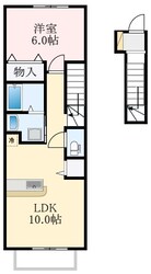 深井駅 徒歩17分 2階の物件間取画像